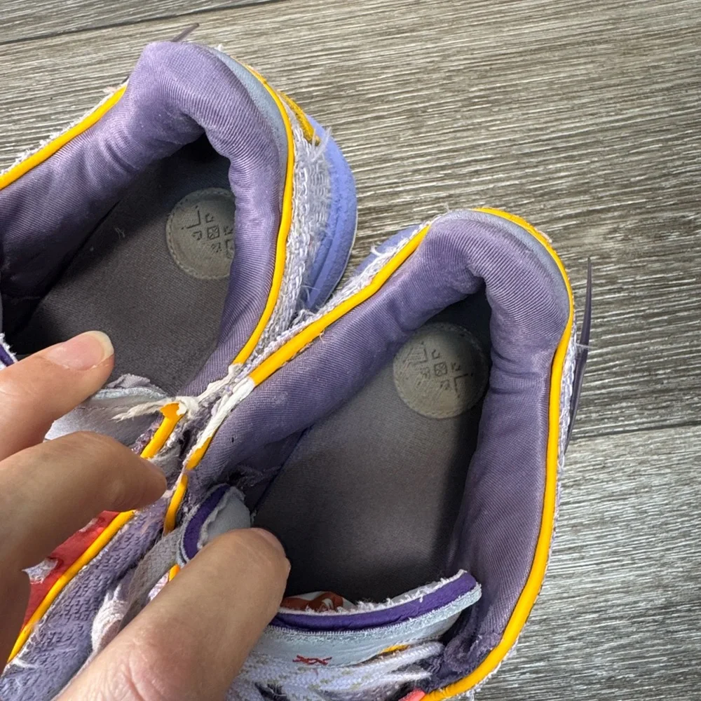 NIKE LeBron XX Purple and Gold” men’s size 8 (j208)